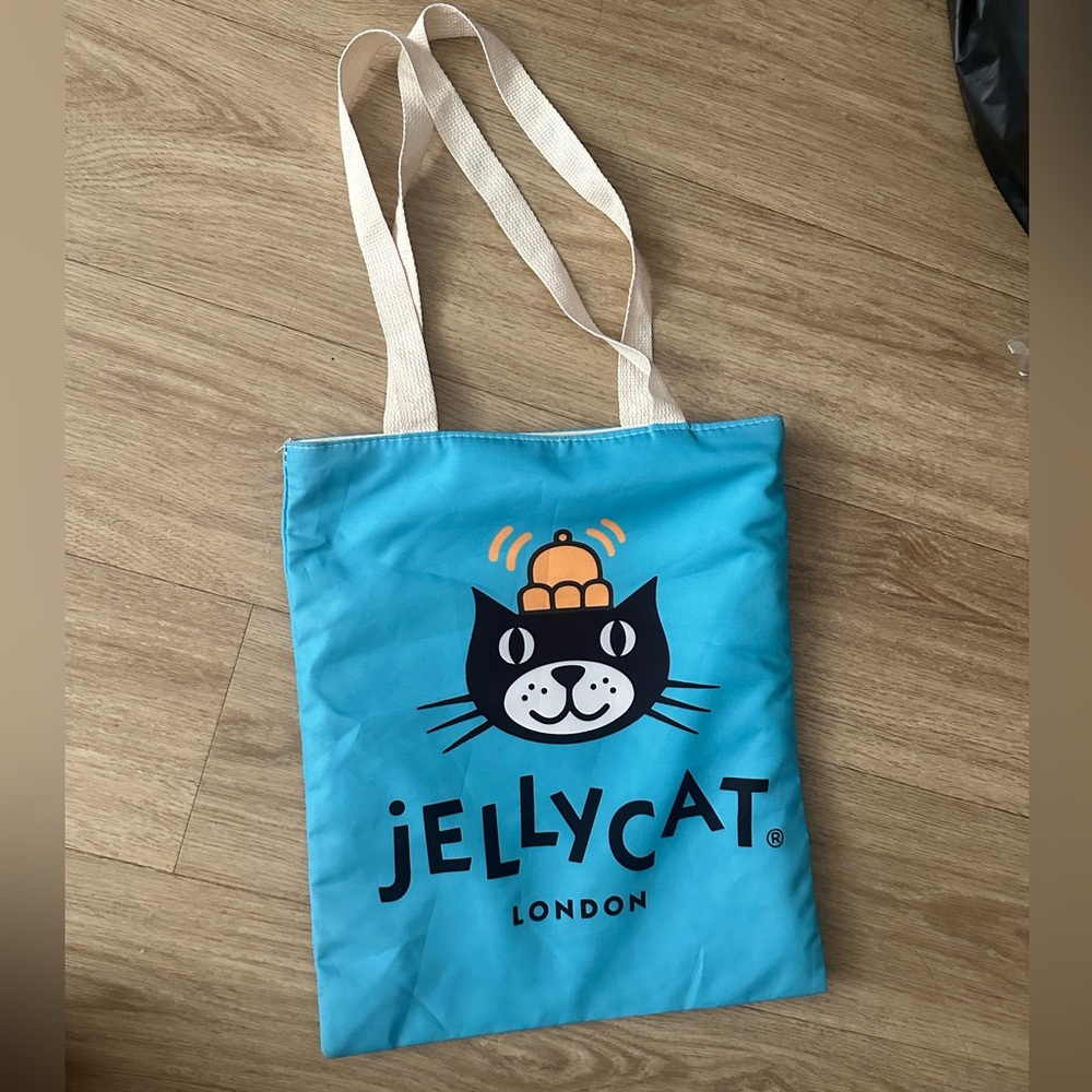 Jellycat logo tote with Cream Straps